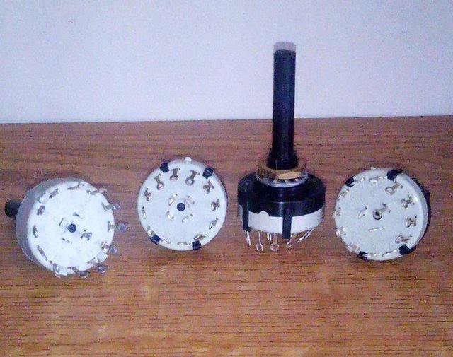 Preview of the first image of ROTARY SWITCH ( 1P-12W, 2P-6W, 3P-4W, 4P-3W ) £ 4 EACH.