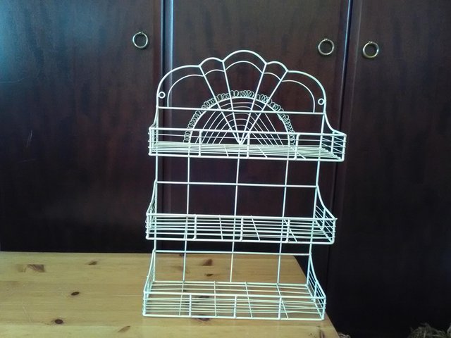 Preview of the first image of Shabby chic shelving unit.