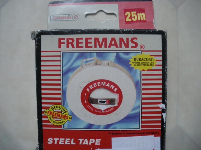 Preview of the first image of Freemans Heavy Duty Metal Logging Tape 25 Metres BNIB.