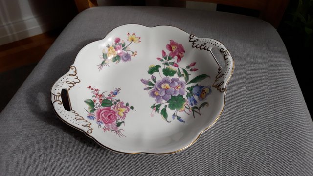 Preview of the first image of Beautiful antique Coalport dish.