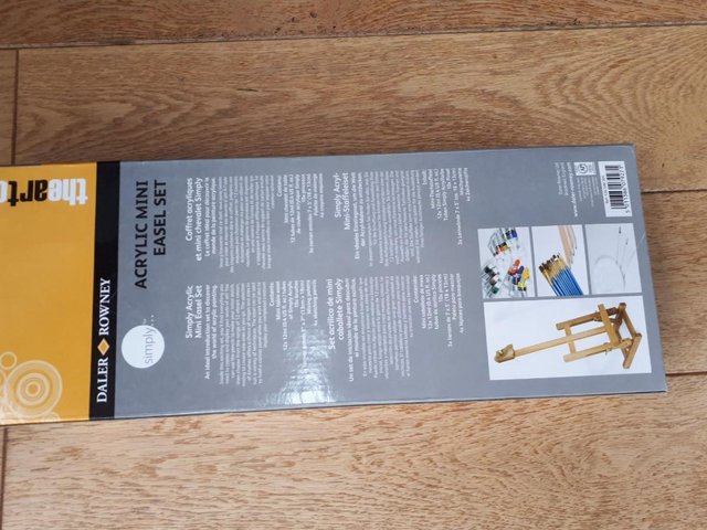 Image 2 of Daler-Rowney Simply Acrylic Mini Easel Set Brand new