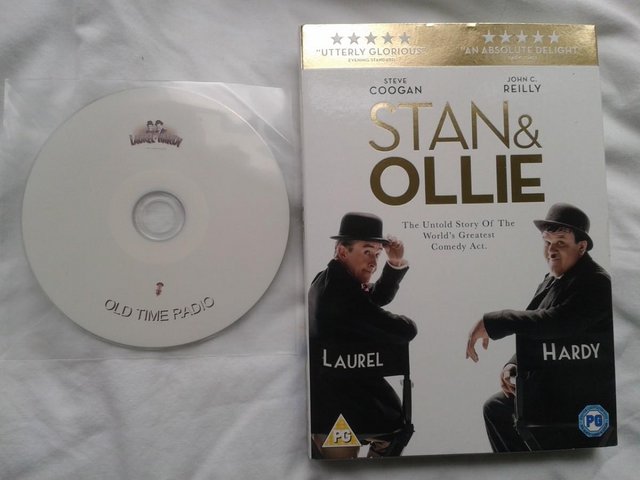 Preview of the first image of Stan & Ollie Laurel & Hardy, Coogan 2018 Film DVD & Bonus CD.