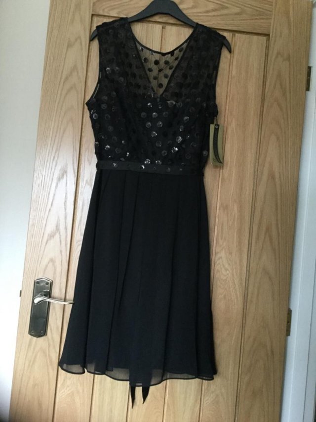 Preview of the first image of Coast - black chiffon Dress…...
