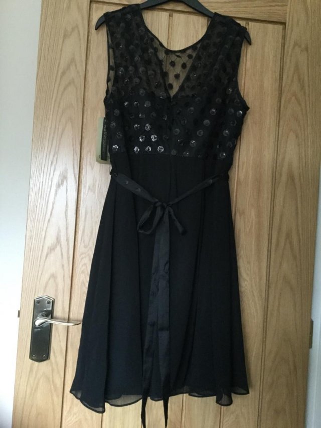 Image 3 of Coast - black chiffon Dress…..