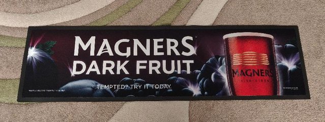 Preview of the first image of Long Magners Dark Fruit Cider Bar Mat    BX29.