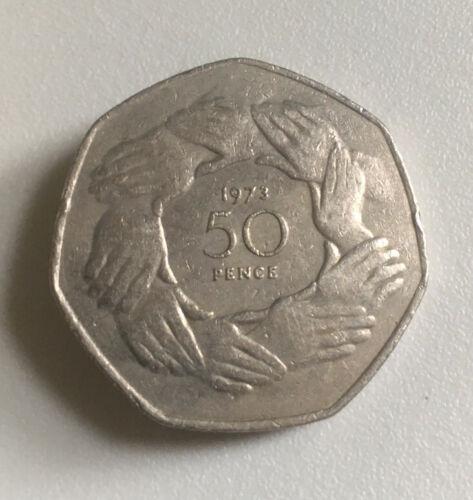 Preview of the first image of 1973 European Economic Community 50p.