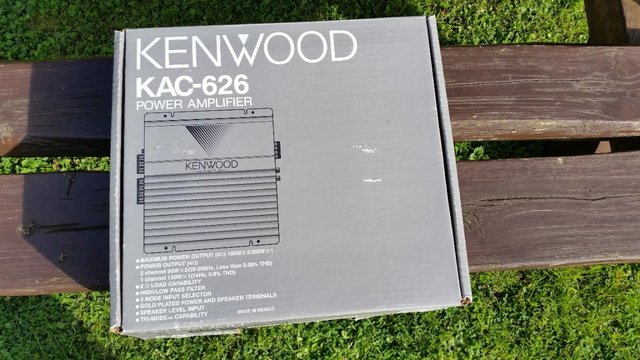 Preview of the first image of Kenwood BIG amp. KAC626 - 12Volt.