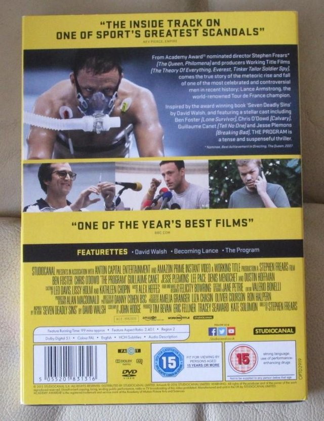 Preview of the first image of DVD, THE PROGRAM, NEW & WRAPPED, LANCE ARMSTRONG.