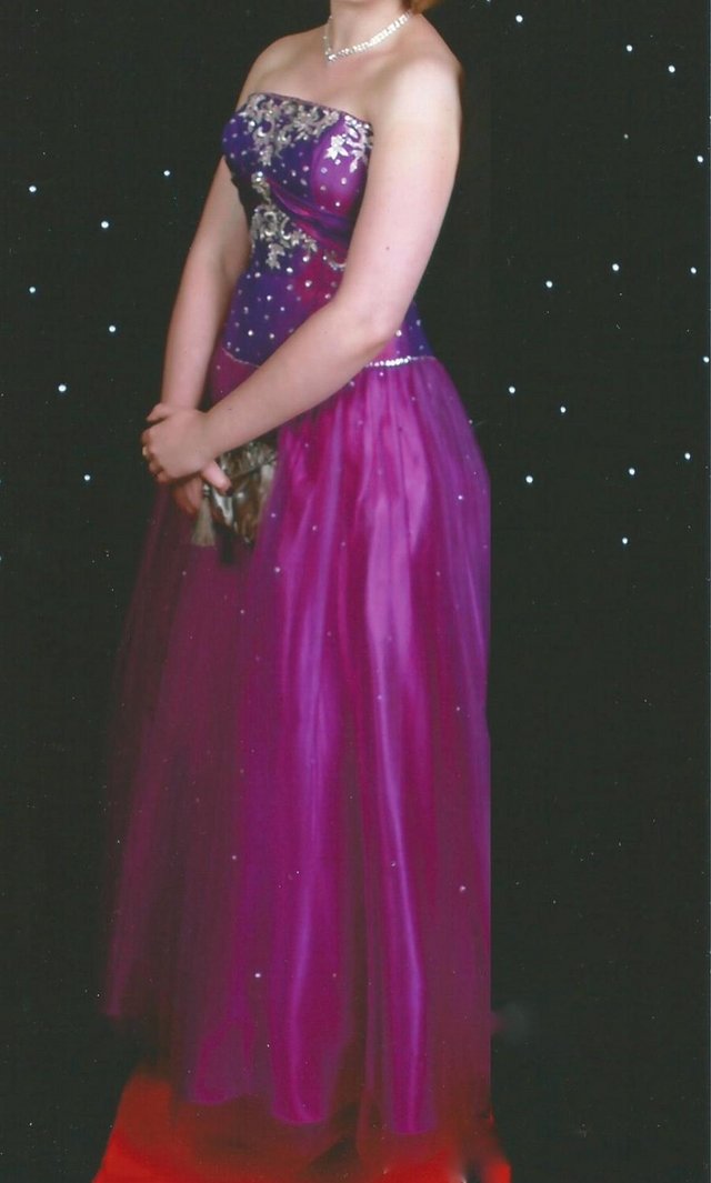 Image 2 of Beautiful beaded Princess Prom dress