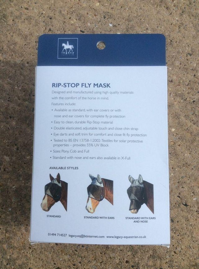 Image 2 of Legacy Equestrian Pony Fly Mask