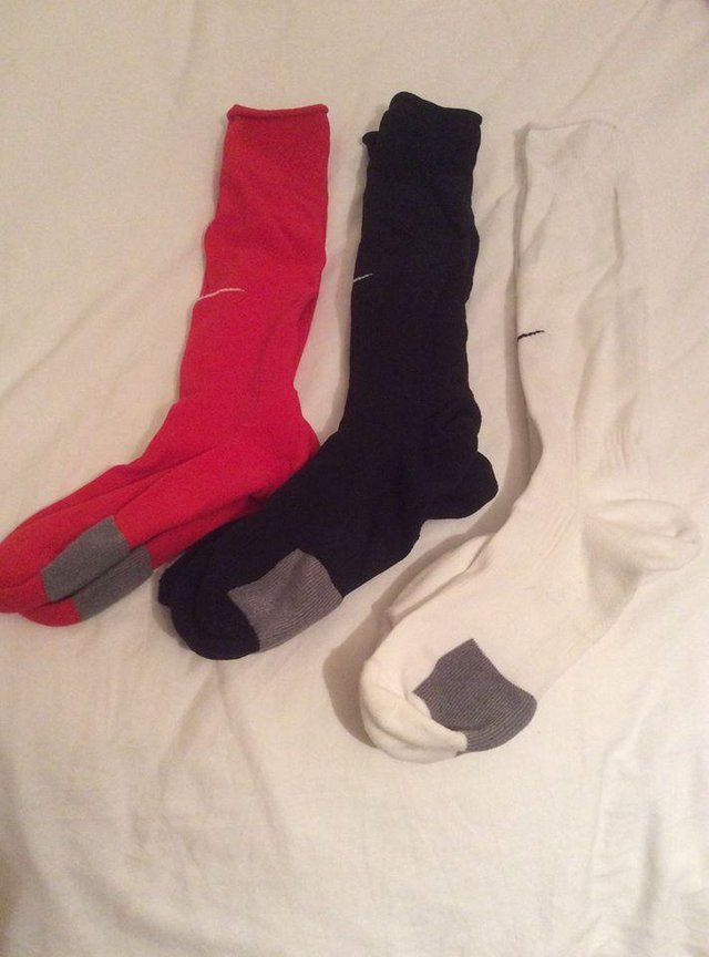 Preview of the first image of Football/Hockey Socks, ankle shields etc.