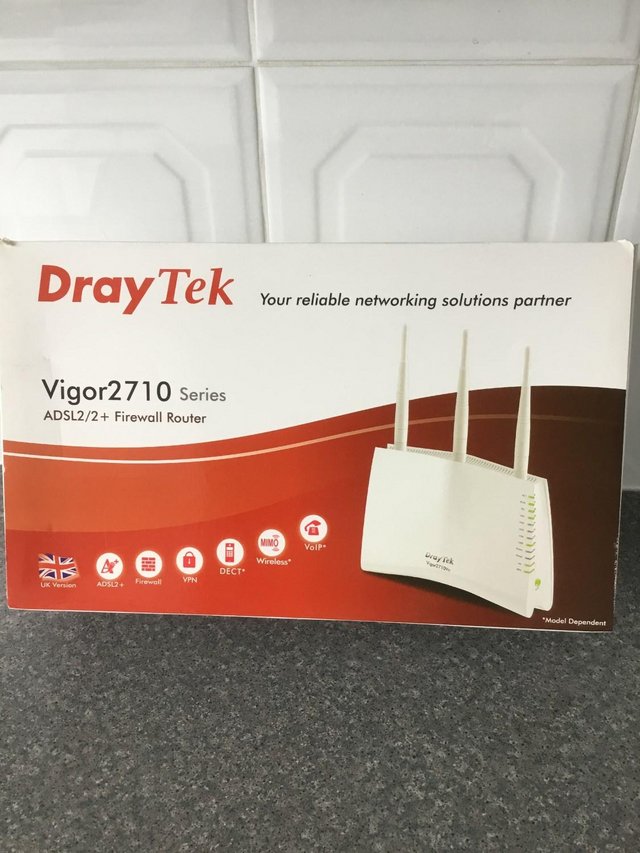 Preview of the first image of Dray Tek Vigor2710 Series ADSL2/2+ Firewall Router.