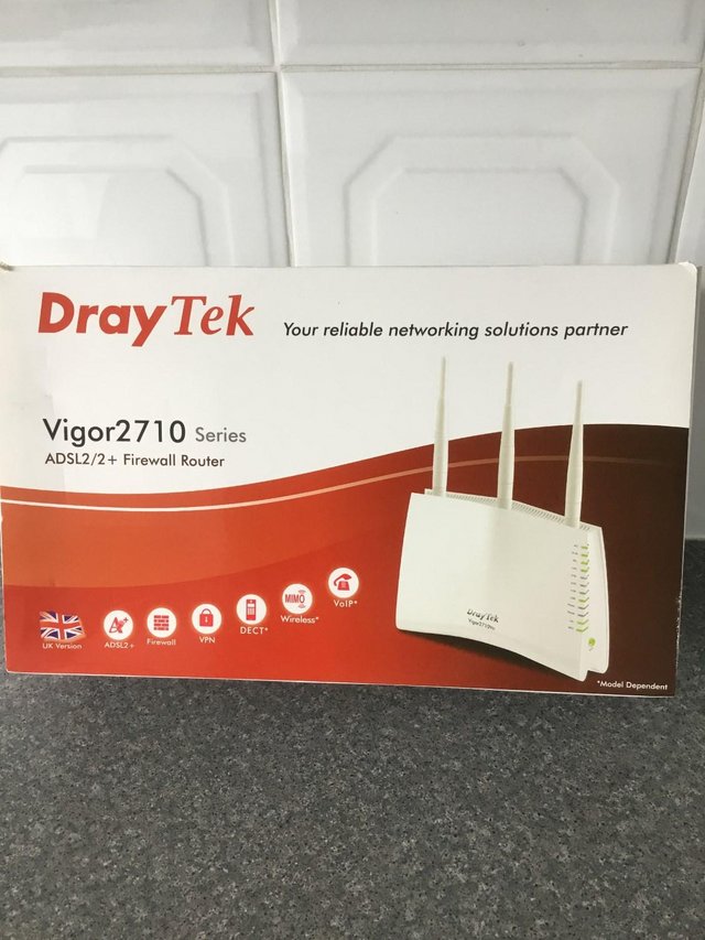 Image 2 of Dray Tek Vigor2710 Series ADSL2/2+ Firewall Router