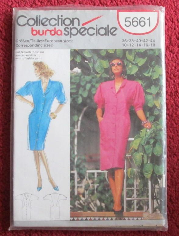 Preview of the first image of VINTAGE 'BURDA' SPECIAL COLLECTION DRESS PATTERN NEW.