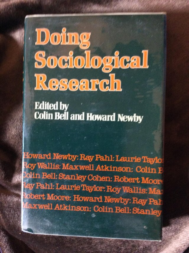 Preview of the first image of Doing Sociological Research ed by Colin Bell & Howard Newby.
