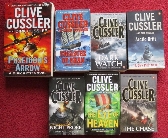 Preview of the first image of CLIVE CUSSLER, 2 PAPER BACK books £1.00 per book.