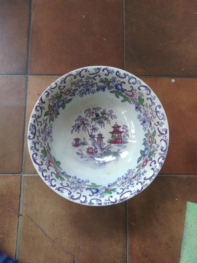 Image 2 of Large Vintage Porcelain Bowl
