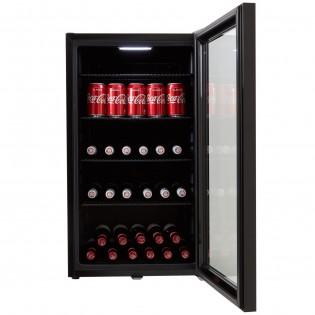 Preview of the first image of COOKOLOGY 90L UNDERCOUNTER DRINKS FRIDGE-GLASS DOOR-NEW BOX.
