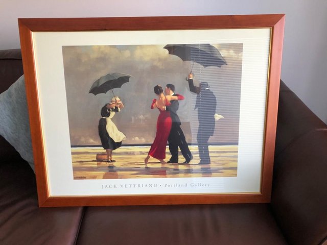Preview of the first image of Jack Vettriano Picture - Singing Butler.
