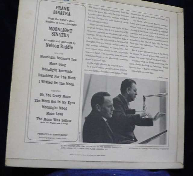 Image 2 of Moonlight Sinatra arranged and conducted by Nelson Riddle