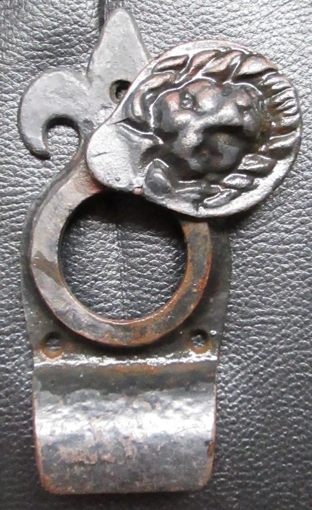 Image 2 of Cast Iron lock protector. (Incl P&P)