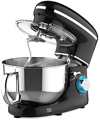 Preview of the first image of HESKA 1500W FOOD STAND MIXER-4 IN 1-5.5 LITRE BOWL-BLACK-NEW.