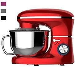 Preview of the first image of HESKA 1500W FOOD STAND MIXER-4 IN 1-5.5 LITRE BOWL-RED-NEW-.
