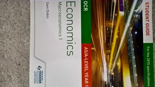 Preview of the first image of AS/A Level Year 1 OCR Economics Macroecononics 1.