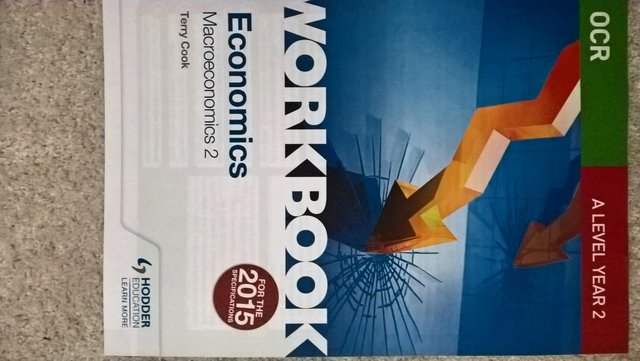 Preview of the first image of OCR A Level Year 2 Economics workbook Macroeconomics 2.