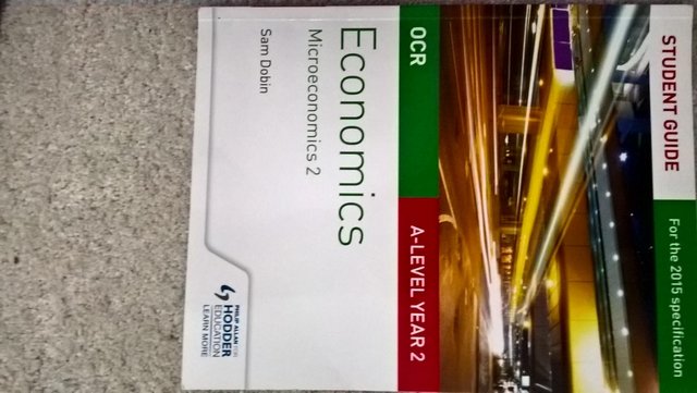 Preview of the first image of A Level Year 2 Economics Microeconomics 2 Student Guide.