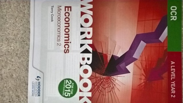 Preview of the first image of OCR A Level Economics workbook Microeconomics 2.