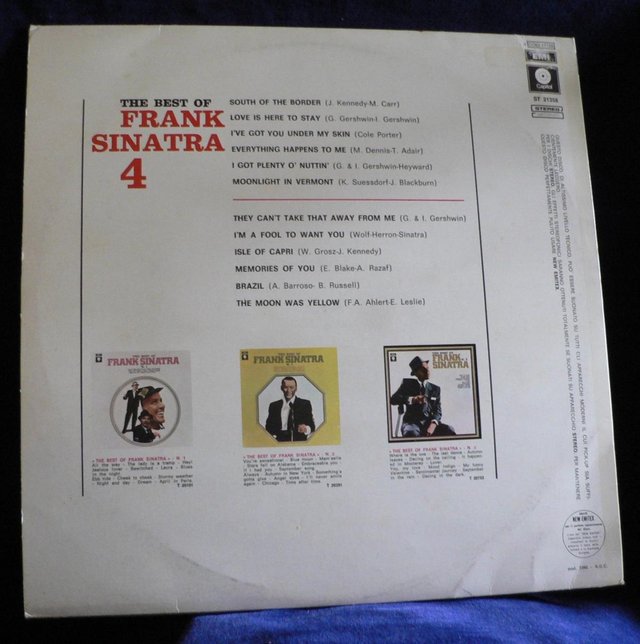 Image 2 of Frank Sinatra – The Best Of Frank Sinatra 4