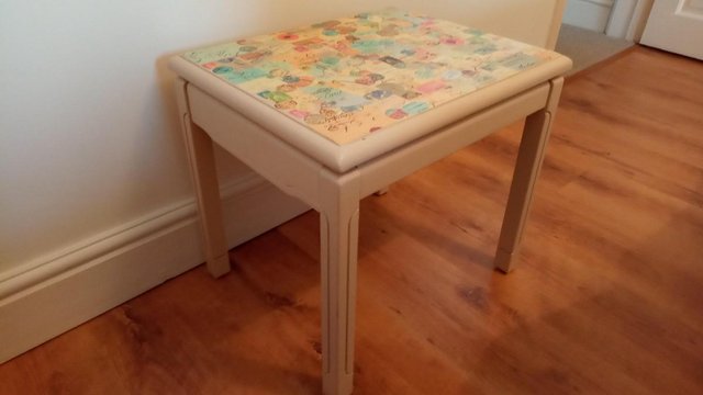 Preview of the first image of Hand decorated coffee table.