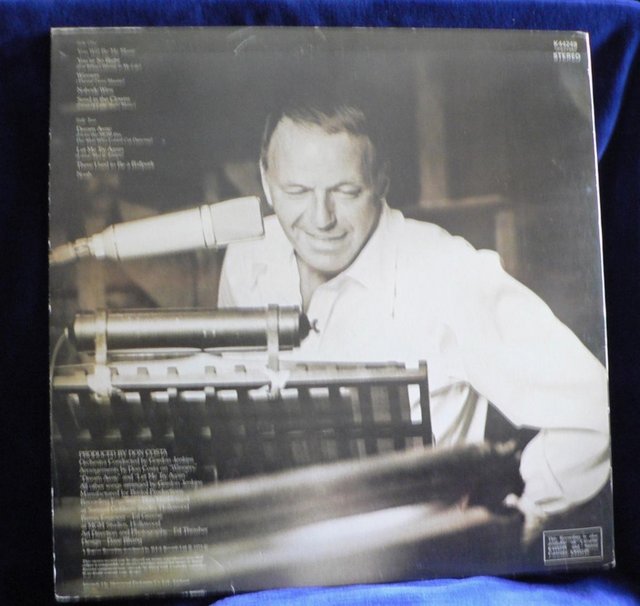 Preview of the first image of Frank Sinatra – Ol' Blue Eyes Is Back - Reprise 1973.