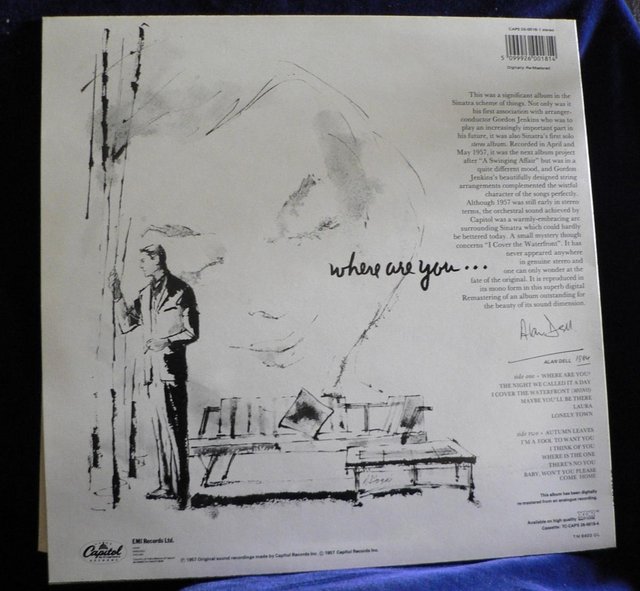 Image 2 of Frank Sinatra – Where Are You? - Capitol Records 1957