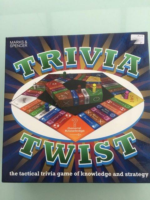 Preview of the first image of TRIVIA TWIST a Board game by Marks & Spencer.