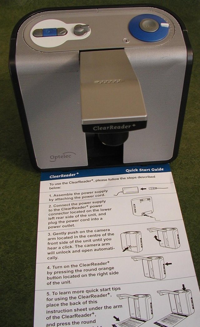 Preview of the first image of Optelec ClearReader Plus - Portable Image Reader.