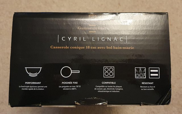 Image 2 of Fondue set by Cyril Lignac Conical Saucepan 18 cm