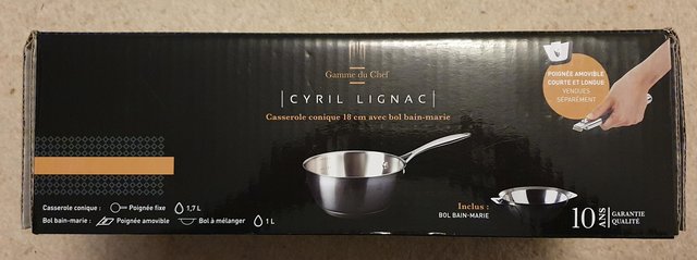 Image 3 of Fondue set by Cyril Lignac Conical Saucepan 18 cm