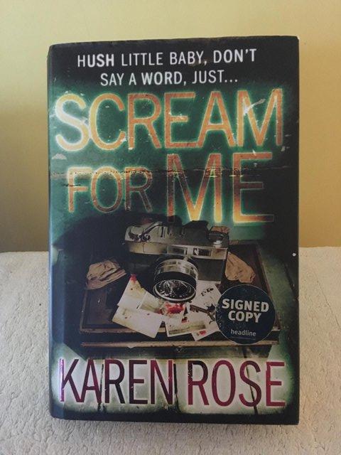 Image 2 of Scream For me -Signed  by Author Karen Rose Hardback