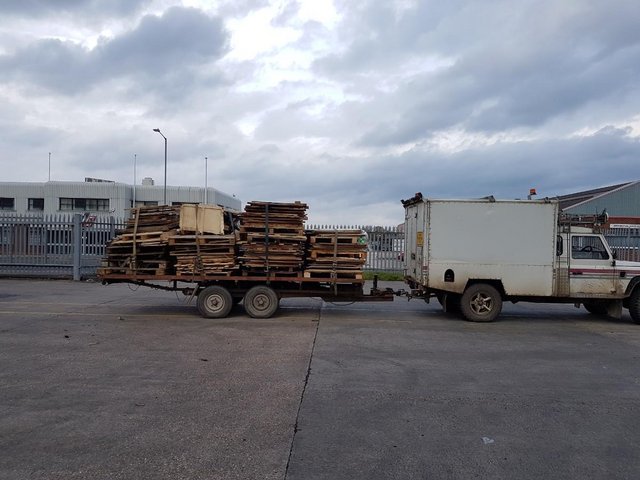 Image 2 of WANTED: USED, SURPLUS AND DAMAGED PALLETS FOR WOOD BURNER