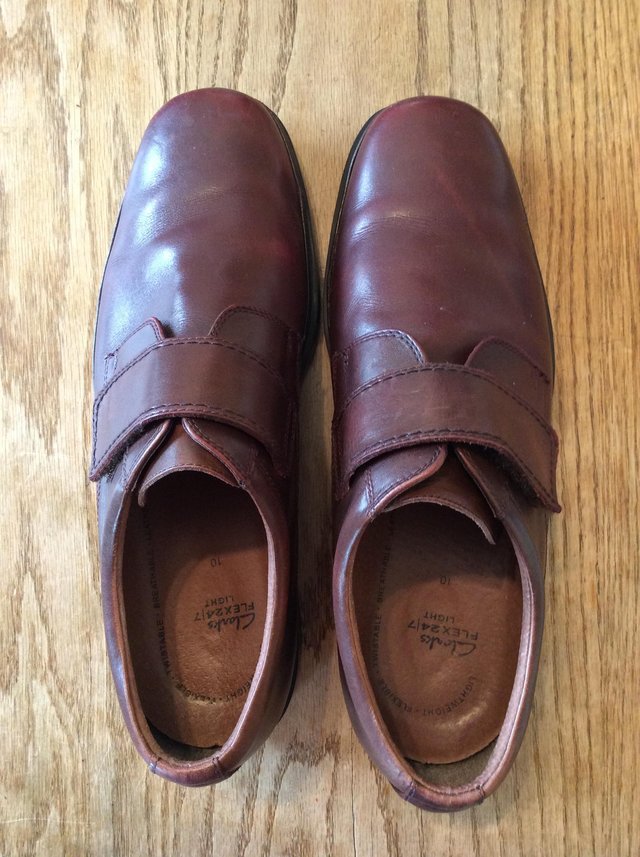 Image 3 of Clark’s Men’s Shoes Brown leather UK 10 (Eur 44 1/2)