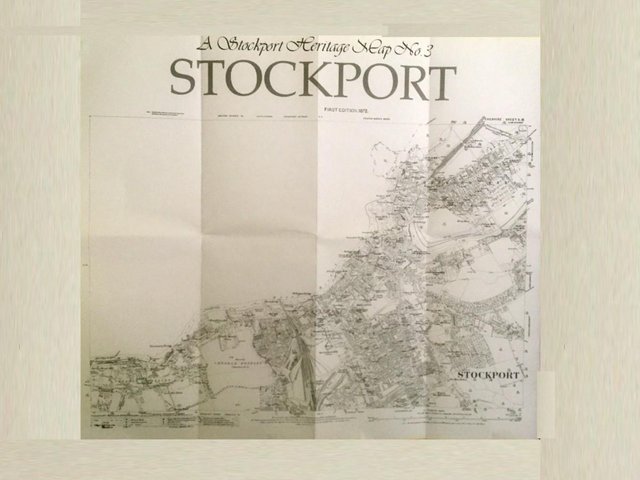 Image 2 of HISTORICAL STREET MAP: STOCKPORT IN 1872