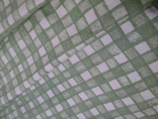 Image 2 of Green Check Curtains - Suitable for Wider Window