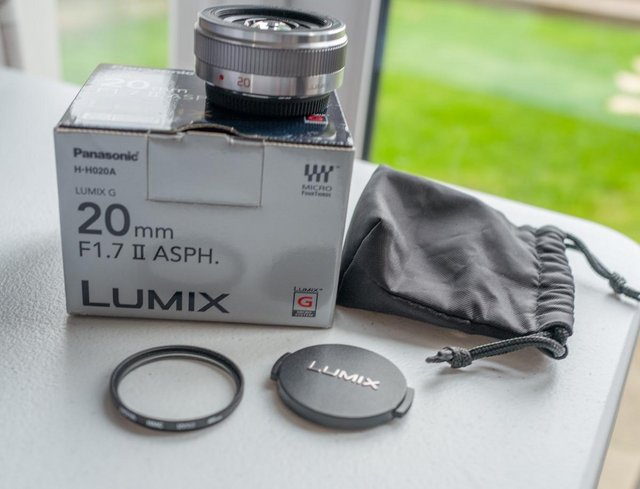 Image 2 of Panasonic Lumix H-H020AE-K 20mm f/1.7 Aspherical G Lens