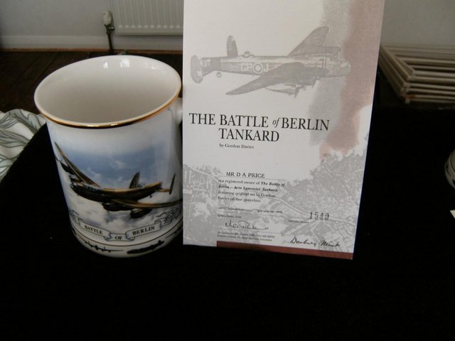 Image 2 of LIMITED EDITION RAF ASSOCIATION WWII COMMEMORATIVE TANKARDS