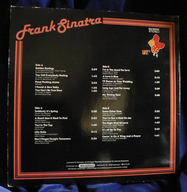 Image 3 of Frank Sinatra - My Best Songs - My Best Years Vol.1