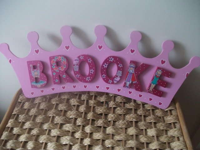 Preview of the first image of BROOKE (name) WALL ART.