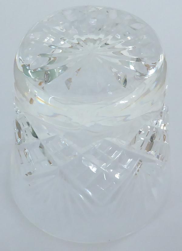 Preview of the first image of Webb Corbett "Prince Charles" cut glass Whiskey tumbler.