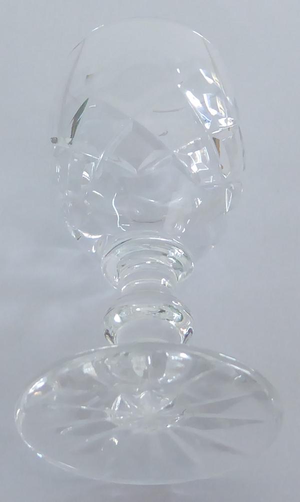 Preview of the first image of Webb Corbett "Prince Charles" cut glass liqueur glass.